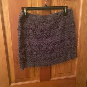 Medium grey mini skirt